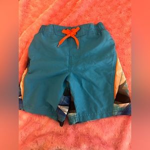 ZeroXposur Little Boys' Oversized Geo Swim Short Size Small-4